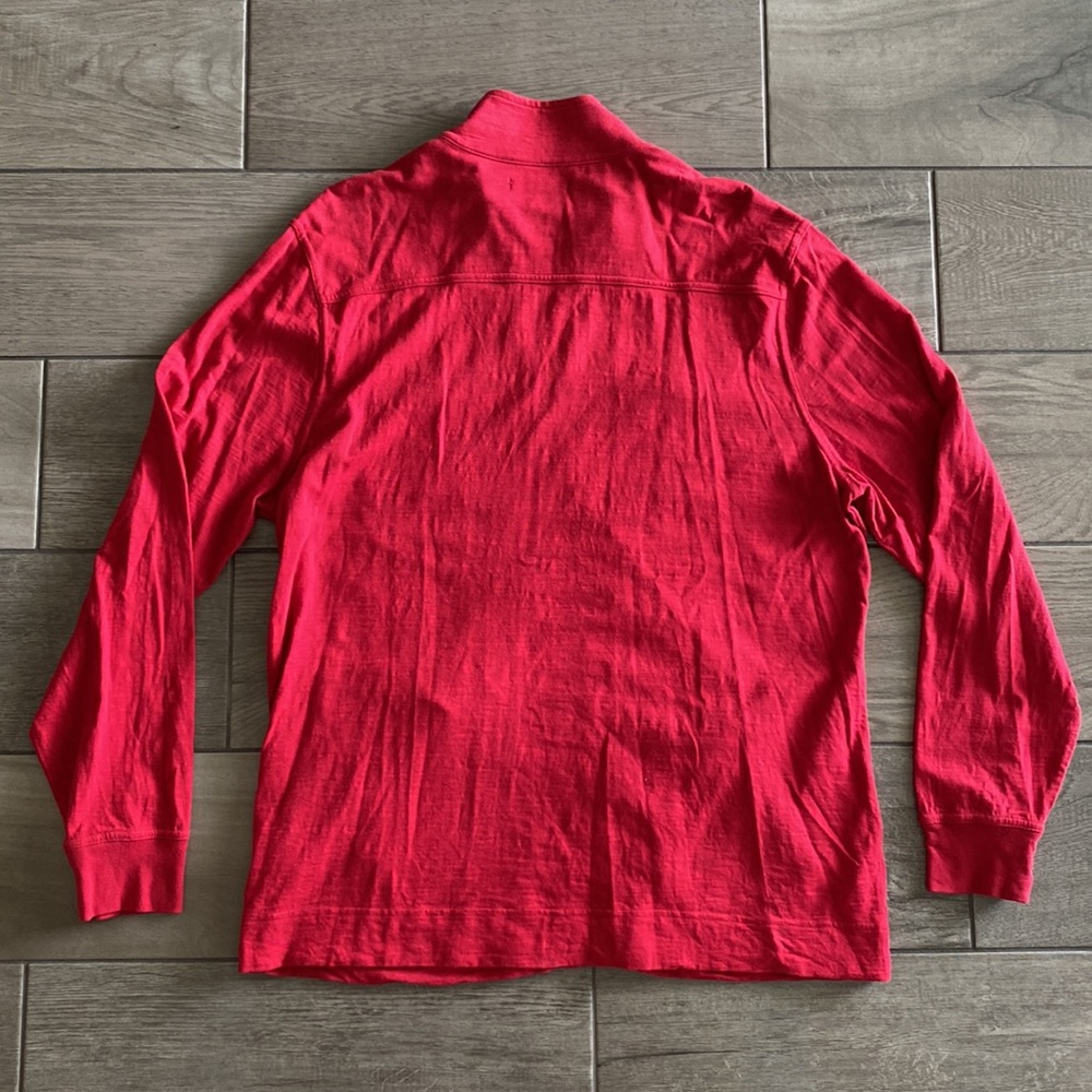 Men’s Banana Republic Mock Neck Full Zip Long Sleeve Shirt - Picture 7 of 7